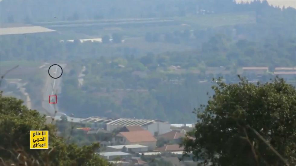Hezbollah releases video of missile attack on Israeli army