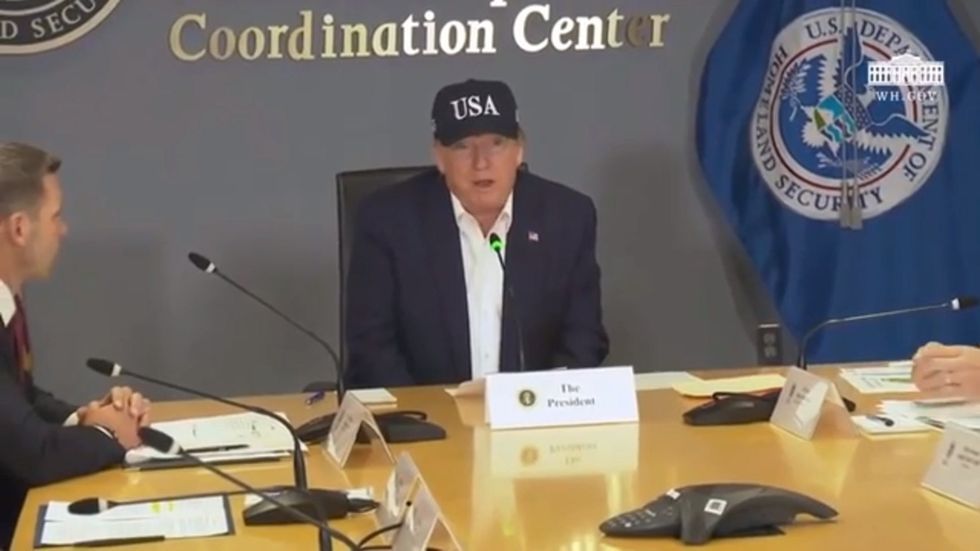 Trump says that he's 'not sure that I've ever heard of a Category 5 Hurricane' before
