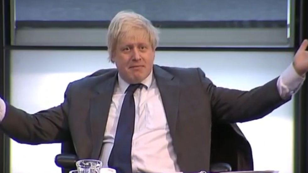2013: Boris Johnson calls London Assembly members 'invertebrate jellies'