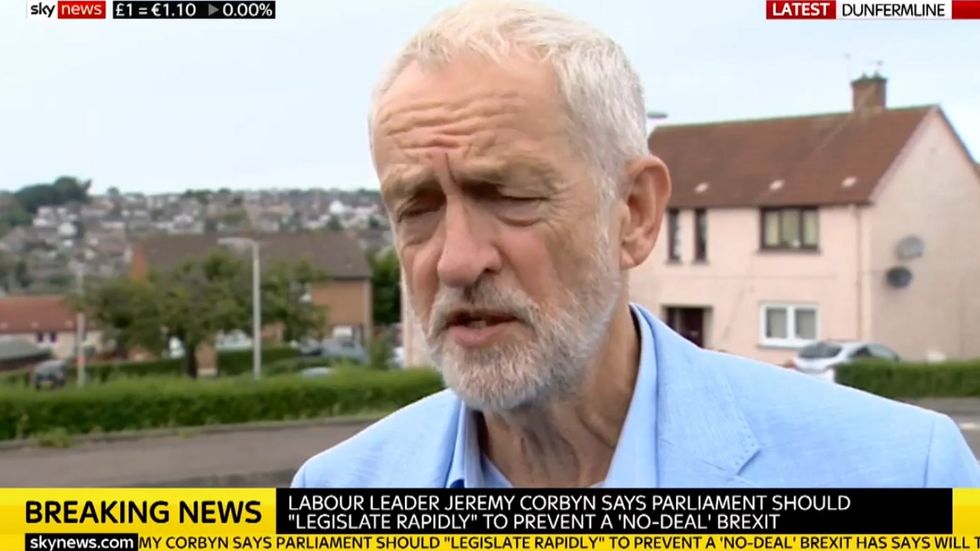 Jeremy Corbyn says he will try to politically stop Boris Johnson shutting down parliament