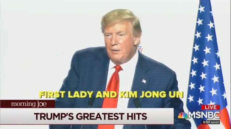 MSNBC airs fake advert for 'Trump's greatest blunders' CD