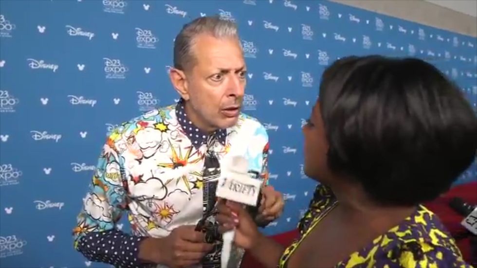 Moment Jeff Goldblum discovers Spider-man is leaving Marvel