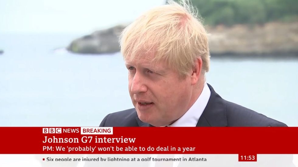 Boris Johnson threatens to withhold some of £39 billion Brexit divorce bill from EU