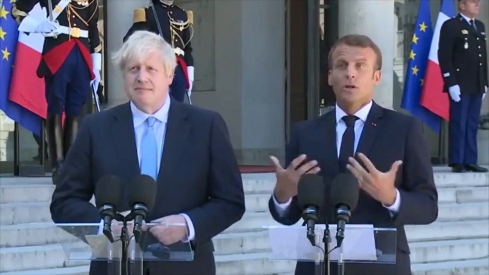 Emmanuel Macron dismisses Boris Johnson's hopes of new Brexit deal in 30 days