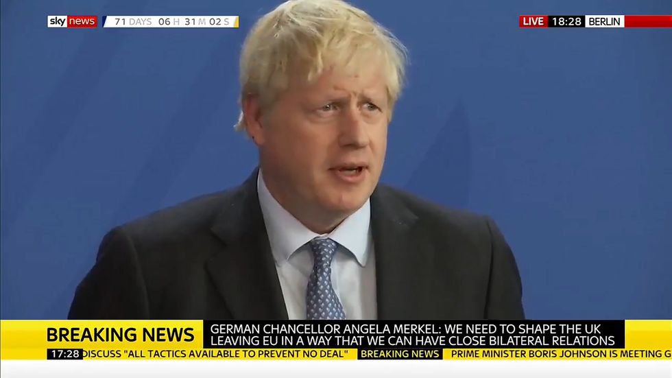 Brexit: Boris Johnson says the UK 'want a deal'