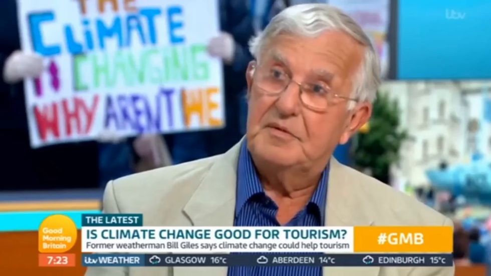 Former weather presenter Bill Giles explains why he thinks climate change could be good for UK tourism
