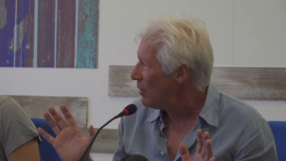 Richard Gere appeals for sympathy over migrants crossing Mediterranean: 'It's not political, it's about human beings'