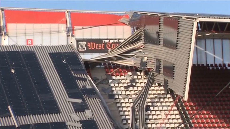 AZ Alkmaar’s AFAS Stadion roof collapses in high winds