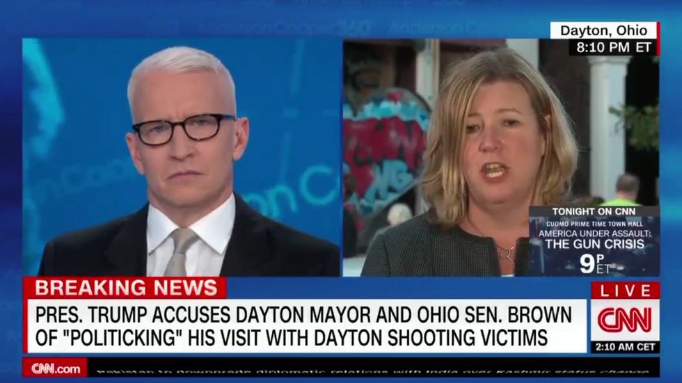 Dayton Mayor Nan Whaley calls Donald Trump 'a bully and a coward'