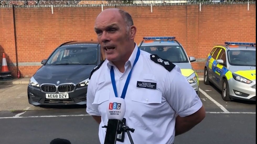 Metropolitan Police statement after officer attacked with a machete