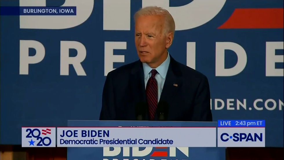 Joe Biden accuses Donald Trump of 'fanning the flames of white supremacy'