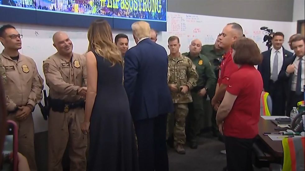 Donald Trump visits Dayton and El Paso after mass shootings