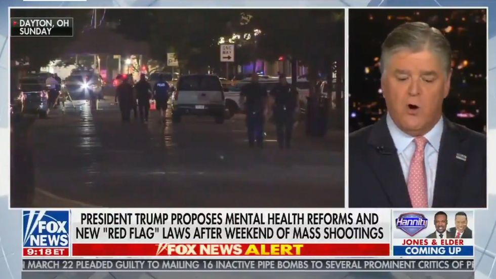 Sean Hannity proposes giant police state to combat school shootings