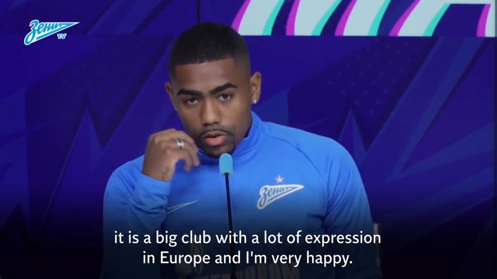 Malcom explains why he chose to join Zenit