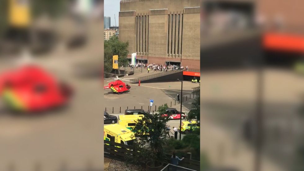 Tate Modern: Teenager arrested after child 'falls from height' at London art gallery