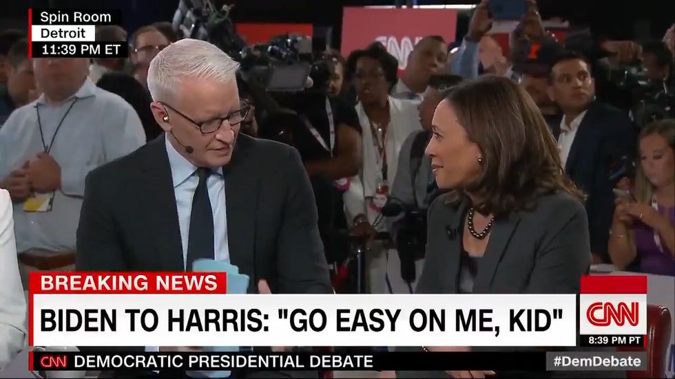 Kamala Harris responds to backlash of Joe Biden calling her 'kid'