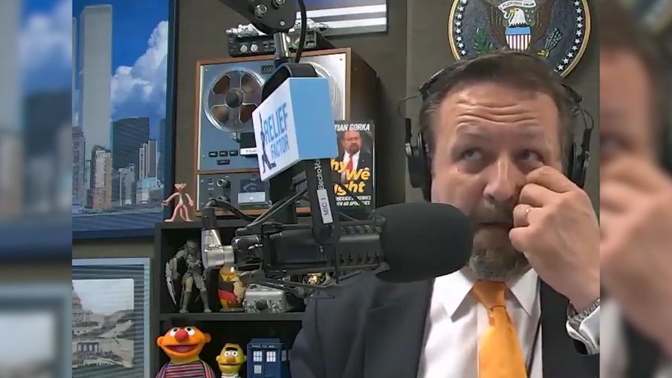 Sebastian Gorka pranked called on his radio channel 'You are a balloon-headed motherf**ker'