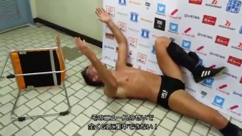 British wrestler Zack Sabre Jr blames his elimination from the G1 Climax on Boris Johnson