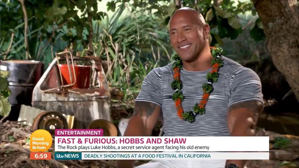The Rock says Boris Johnson is his cousin