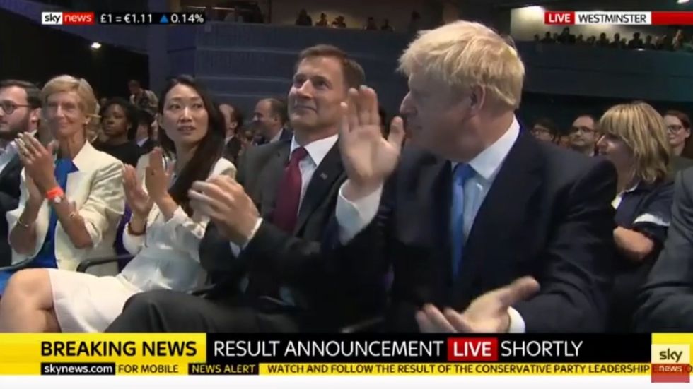 Boris Johnson has been elected leader of the Conservative party and people can't get over his strange clapping