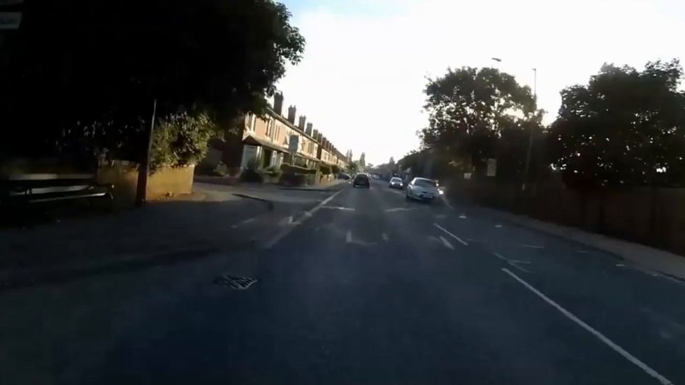Driver deliberately rams cyclist in  Selby, North Yorkshire