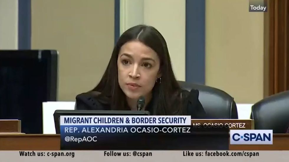 Alexandria Ocasio-Cortez confronts Trump administration official over 'images of my violent rape' on Facebook