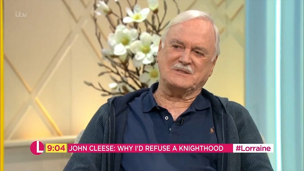 John Cleese says he's 'too naughty' for a knighthood