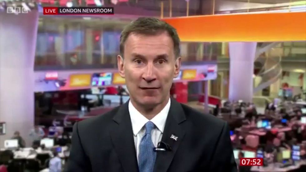 Jeremy Hunt refuses to say if Trump's comments were racist or not