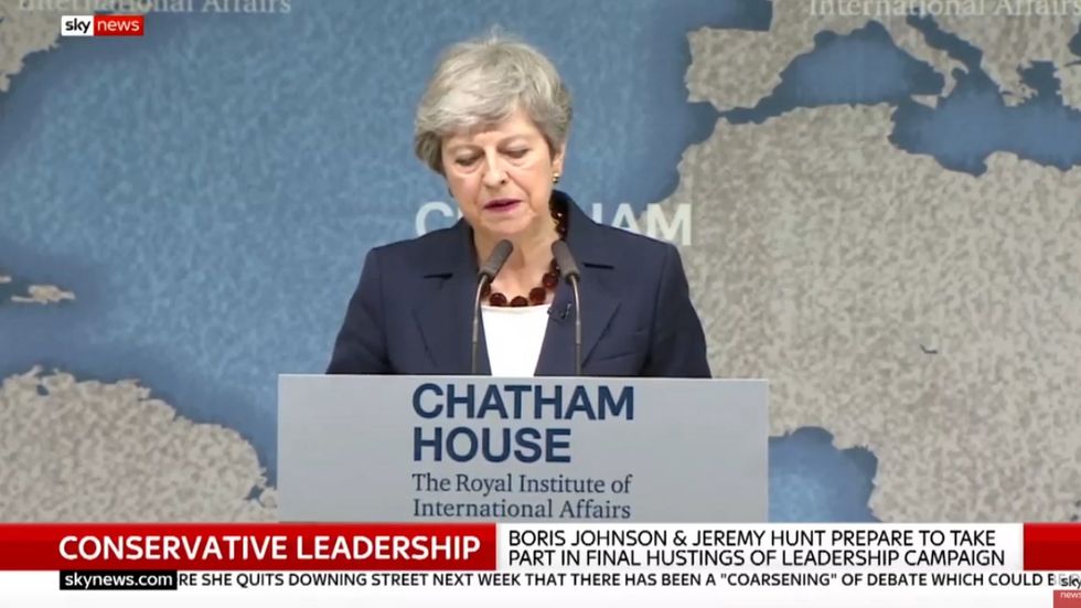 Theresa May warns against the current political climate in her last major speech as prime minister