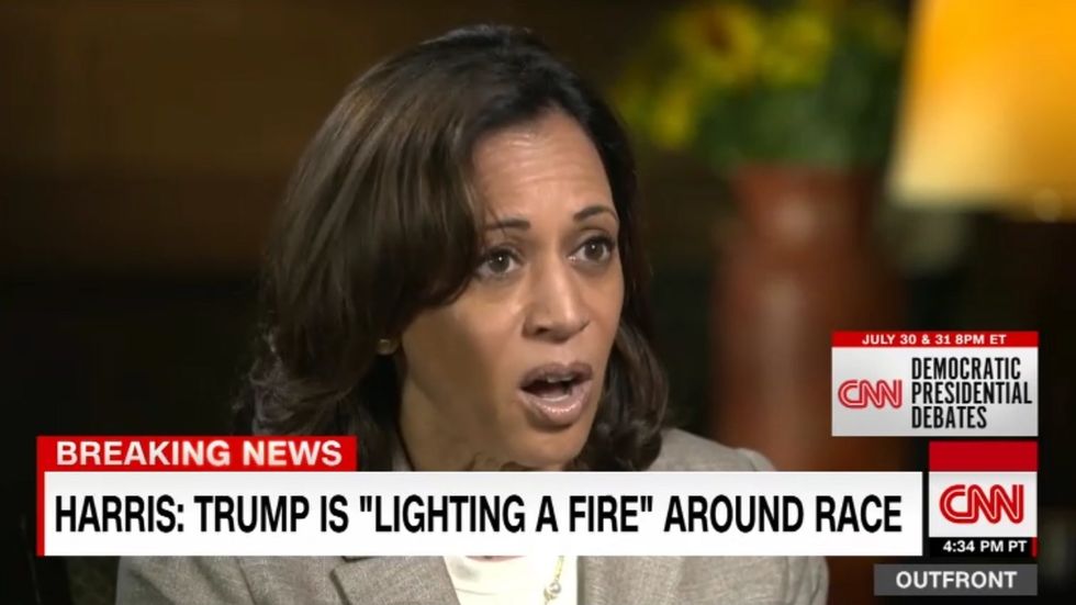 'How low can he go?' Kamala Harris says Donald Trump should go back to where he came from and 'leave office' 