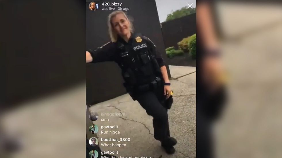 White police officer has the worst possible excuse for being caught on camera using the n-word to four black men