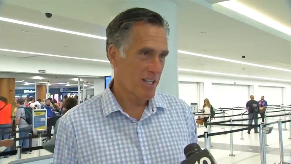 Mitt Romney dodges question on whether Donald Trump is racist in reaction to his 'go home' tweets