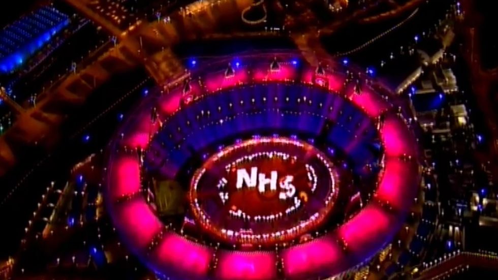 2012 Olympic opening ceremony pays tribute to the NHS