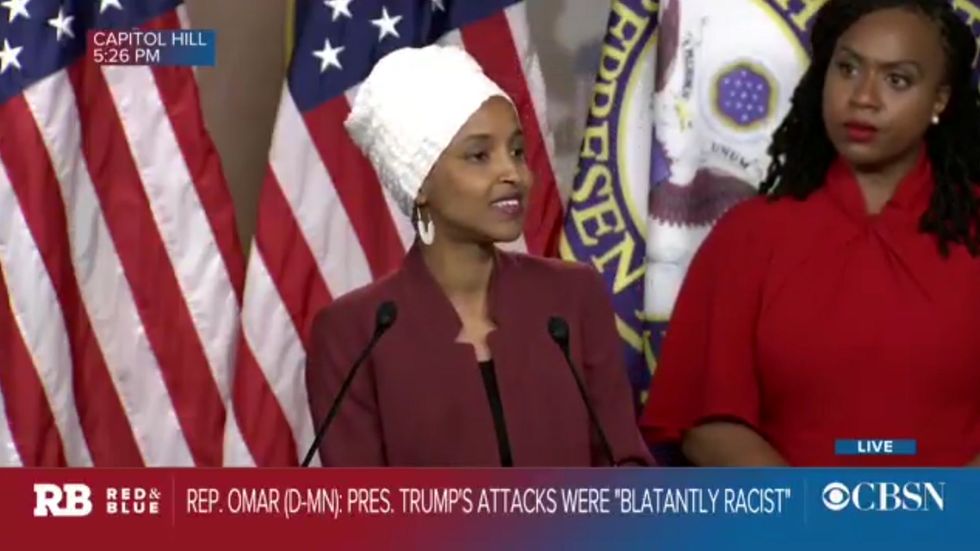  Ilhan Omar urges America to not 'take the bait' in response to Trump's racist tweets