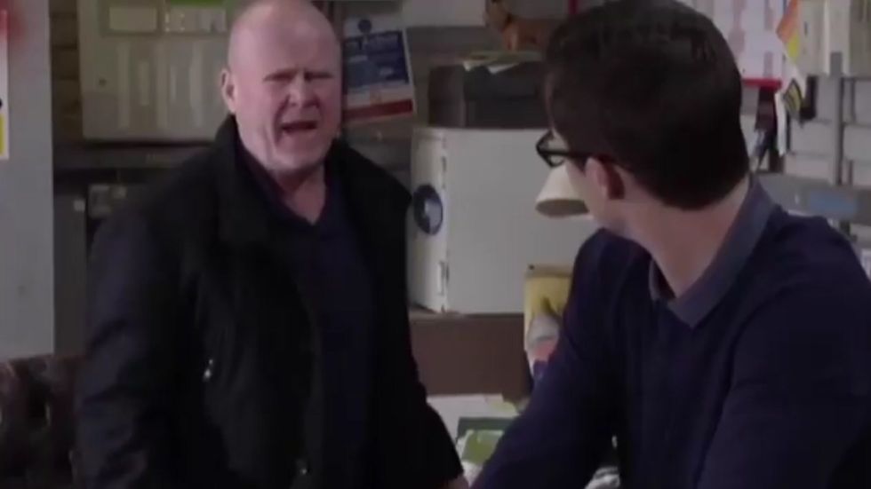 Comedy contage of EastEnders' Phil Mitchell saying 'eh' to show's theme tune 