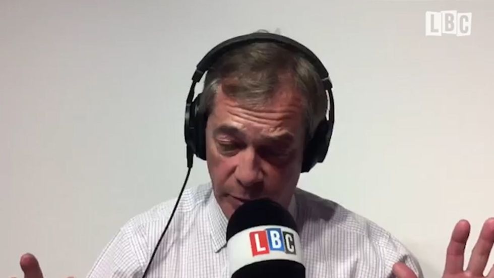 Nigel Farage calls for anyone anti-Brexit to be removed from civil service or military