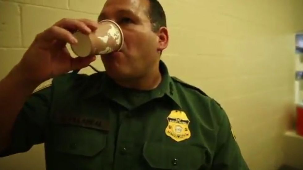 Border patrol agent drinks from toilet sink to 'debunk' AOC