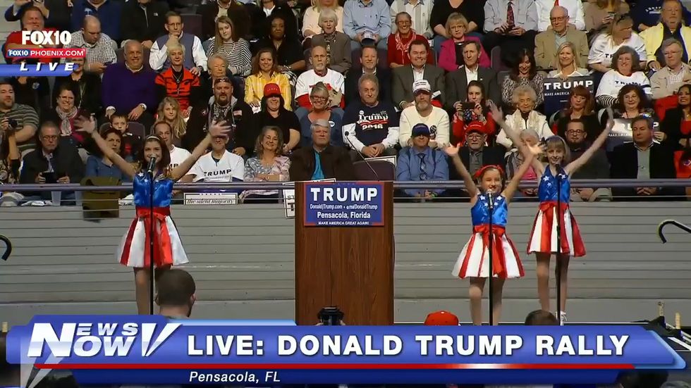 These kids performing at a Donald Trump rally really does have to be seen to be believed