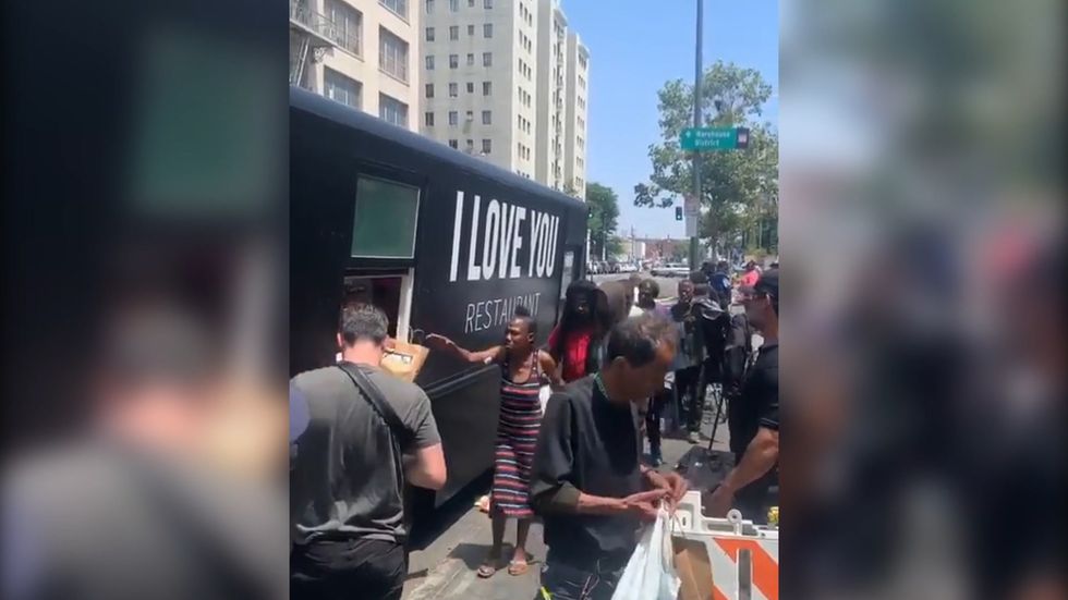 Jaden Smith opens free vegan food truck in Los Angeles to feed homeless