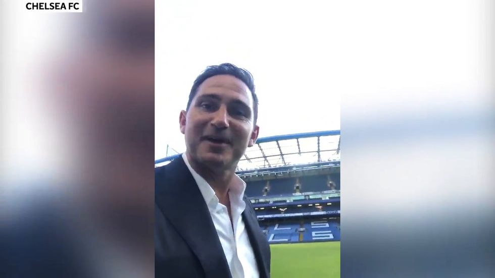 Frank Lampard 'delighted' as he's announced new Chelsea manager