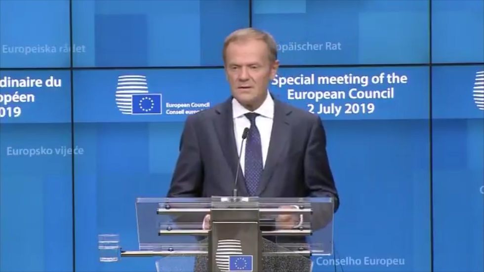 'A perfect gender balance' Donald Tusk says Europe is a woman 