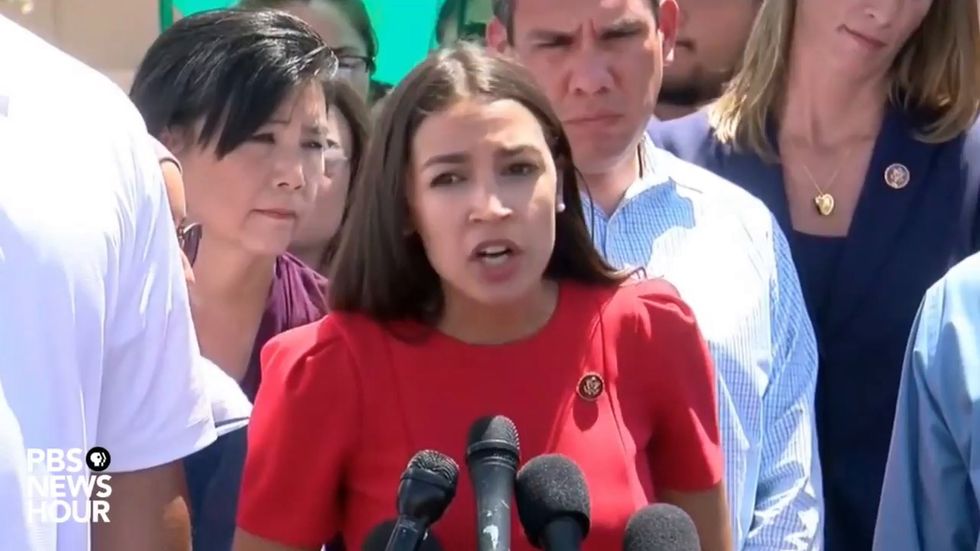 Alexandria Ocasio-Cortez speaks out against 'unconscionable' living conditions in migrant detention camps
