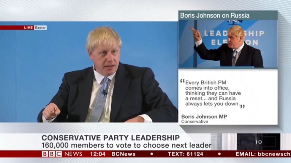 'We want to unite our party and then wallop Jeremy Corbyn for six' Boris says he does not want an early election and vows to get Brexit done first