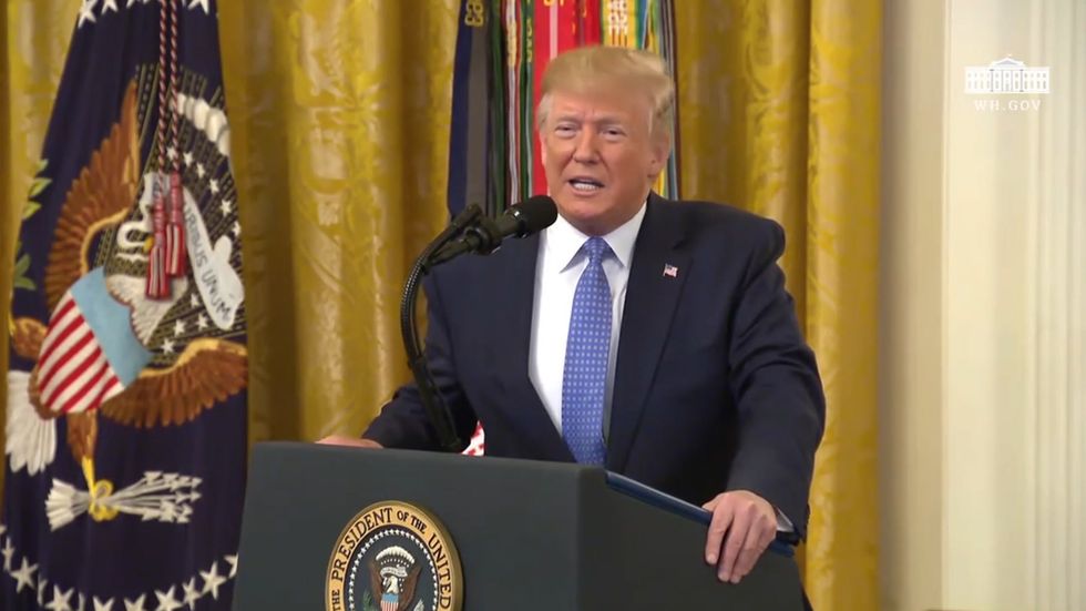 Donald Trump said a Medal of Honor recipient killed an insurgent who was 'wearing a wardrobe'