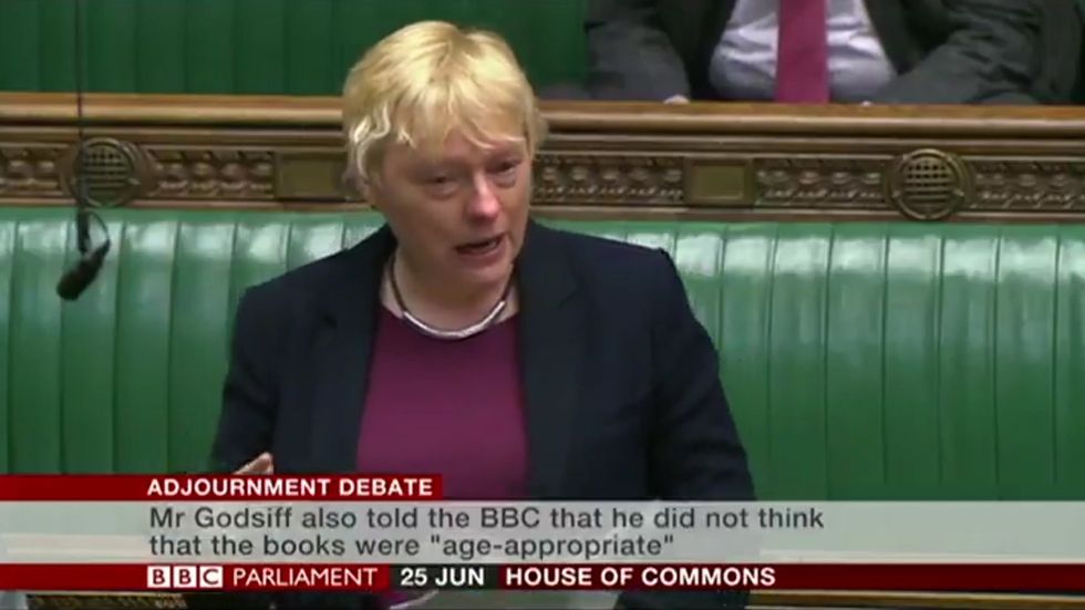 Labour MP Angela Eagle breaks down in tears during speech about children and LGBT rights