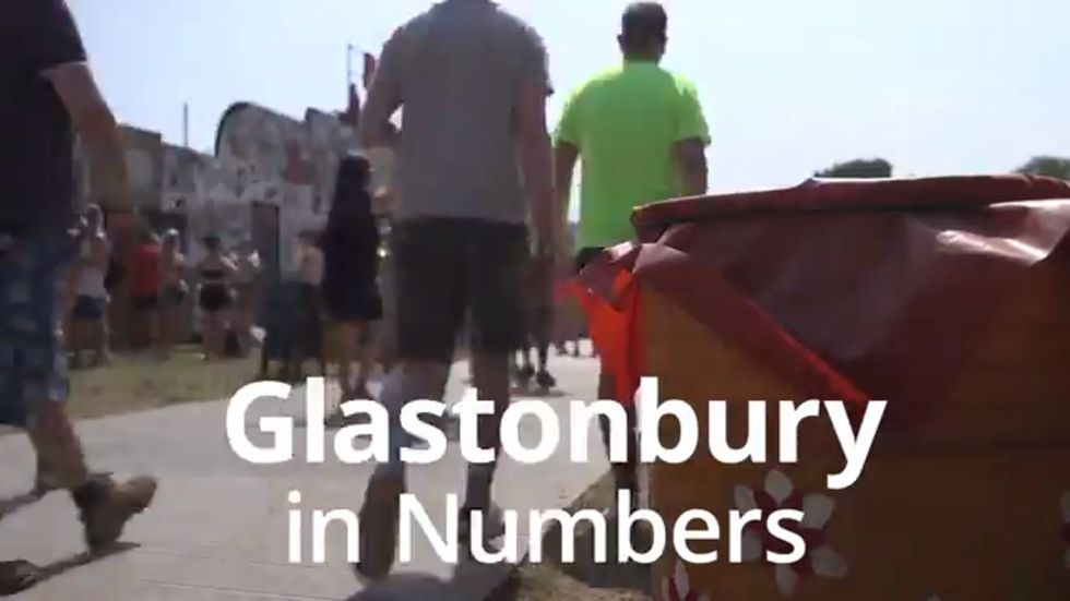 Glastonbury Festival in numbers