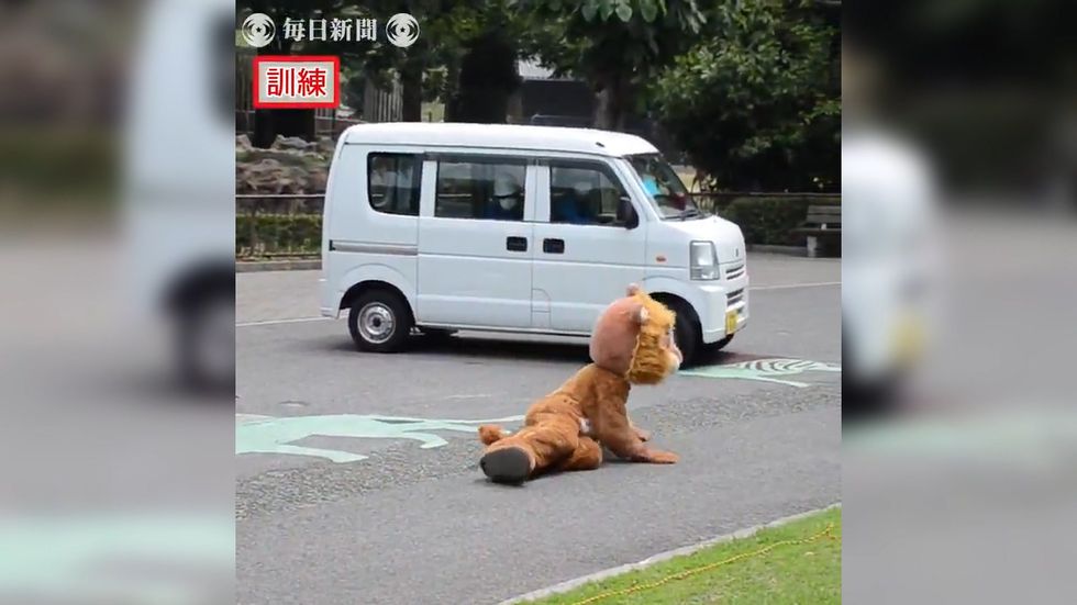Tobe Zoo conducts its ‘escaped lion drill’
