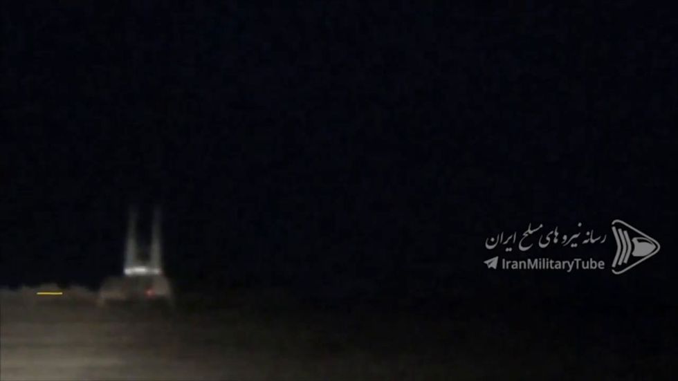 Iran military releases footage of 'missile strike on US drone'