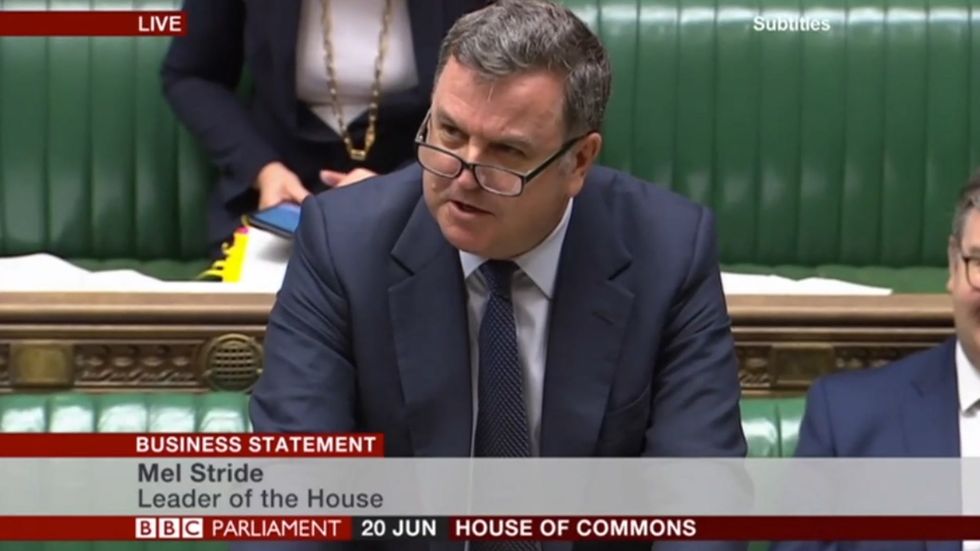 Leader of the House Mel Stride suggests that MPs go on a summer holiday together