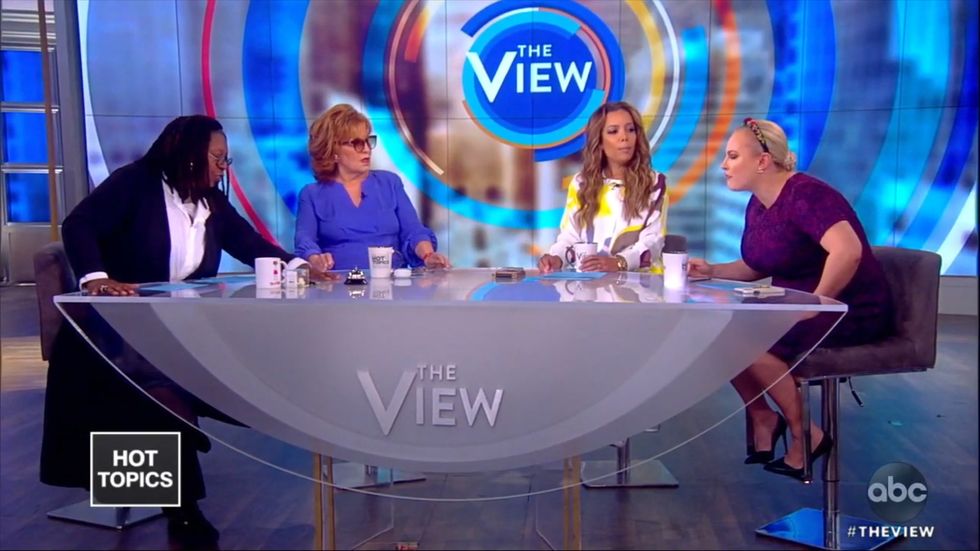Meghan McCain and Joy Behar clash over Donald Trump